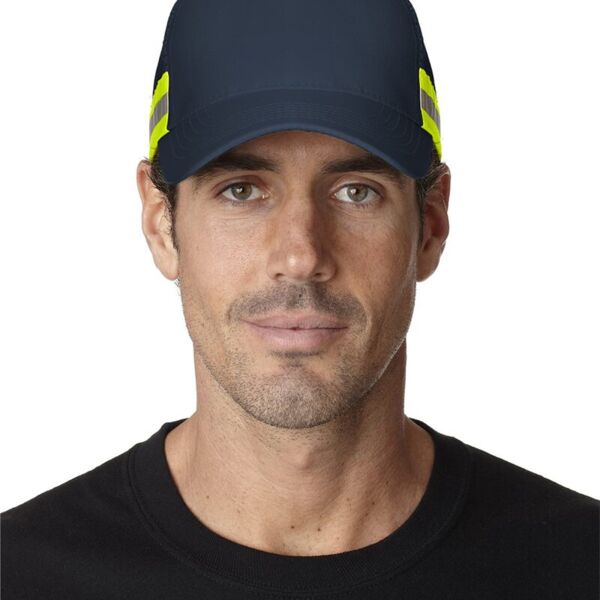 Trucker Reflector High-Visibility Constructed Cap Thumbnail