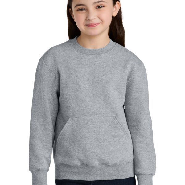 Youth Core Fleece Crewneck Pocket Sweatshirt Thumbnail